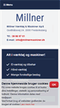 Mobile Screenshot of millnermaskiner.dk